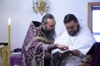 16-В день памяти великомученика Феодора Тирона епископ Амфилохий совершил Литургию свт. Иоанна Златоуста в главном храме Усть-Каменогорской епархии – Андреевском кафедральном соборе