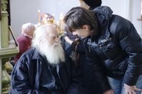 23-В день памяти великомученика Феодора Тирона епископ Амфилохий совершил Литургию свт. Иоанна Златоуста в главном храме Усть-Каменогорской епархии – Андреевском кафедральном соборе