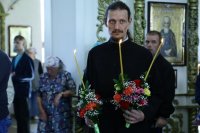12-В канун праздника Троицы Управляющий Усть-Каменогорской епархией совершил всенощное бдение в Андреевском кафедральном соборе