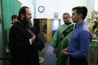 21-В канун праздника Троицы Управляющий Усть-Каменогорской епархией совершил всенощное бдение в Андреевском кафедральном соборе