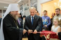 3-Епископ Амфилохий участвовал в открытии Церковно-исторического музея Казахстанского Митрополичьего округа в Астане