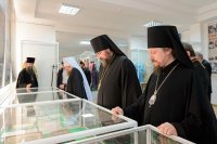 4-Епископ Амфилохий участвовал в открытии Церковно-исторического музея Казахстанского Митрополичьего округа в Астане