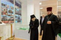 5-Епископ Амфилохий участвовал в открытии Церковно-исторического музея Казахстанского Митрополичьего округа в Астане
