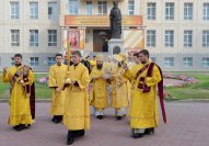 4-В Астане Глава Усть-Каменогорской епархии принял участие в церковных торжествах, посвященных 1000-летию преставления равноапостольного князя Владимира