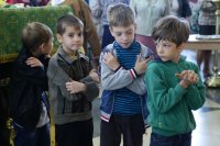 23-В праздник Святой Пятидесятницы Епископ Амфилохий совершил Божественную литургию в главном храме Восточного Казахстана