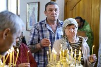 27-В праздник Святой Пятидесятницы Епископ Амфилохий совершил Божественную литургию в главном храме Восточного Казахстана