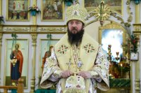 37-В праздник Святой Пятидесятницы Епископ Амфилохий совершил Божественную литургию в главном храме Восточного Казахстана
