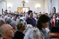 38-В праздник Святой Пятидесятницы Епископ Амфилохий совершил Божественную литургию в главном храме Восточного Казахстана
