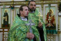 39-В праздник Святой Пятидесятницы Епископ Амфилохий совершил Божественную литургию в главном храме Восточного Казахстана