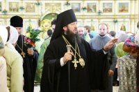 40-В праздник Святой Пятидесятницы Епископ Амфилохий совершил Божественную литургию в главном храме Восточного Казахстана