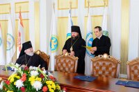 16-Епископ Амфилохий принял участие в заседании Синода Митрополичьего округа Русской Православной Церкви в Астане
