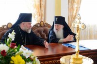 19-Епископ Амфилохий принял участие в заседании Синода Митрополичьего округа Русской Православной Церкви в Астане