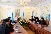 22-Епископ Амфилохий принял участие в заседании Синода Митрополичьего округа Русской Православной Церкви в Астане