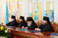 25-Епископ Амфилохий принял участие в заседании Синода Митрополичьего округа Русской Православной Церкви в Астане