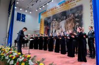10-В духовно-культурном центре Митрополичьего округа прошел прием и благотворительный концерт в честь юбилейной даты Крестителя Руси