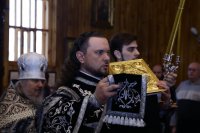 8-Литургия Преждеосвященных Даров в храме Покрова Божией Матери города Усть-Каменогорска