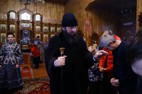 29-Литургия Преждеосвященных Даров в храме Покрова Божией Матери города Усть-Каменогорска