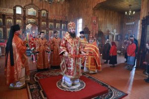Служение епископа Амфилохия в Светлый Понедельник