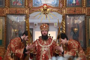 Служение епископа Амфилохия в Светлый Вторник