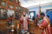 14-Служение епископа Амфилохия в Светлый Вторник