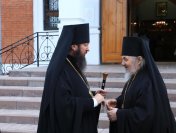 3-В Неделю всех святых Церкви Русской епископ Амфилохий совершил Божественную Литургию в главном храме Рудного Алтая