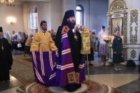 4-В Неделю всех святых Церкви Русской епископ Амфилохий совершил Божественную Литургию в главном храме Рудного Алтая