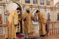 14-В Неделю всех святых Церкви Русской епископ Амфилохий совершил Божественную Литургию в главном храме Рудного Алтая