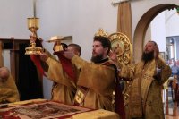 16-В Неделю всех святых Церкви Русской епископ Амфилохий совершил Божественную Литургию в главном храме Рудного Алтая