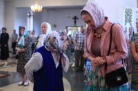 21-В Неделю всех святых Церкви Русской епископ Амфилохий совершил Божественную Литургию в главном храме Рудного Алтая
