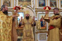 29-В Неделю всех святых Церкви Русской епископ Амфилохий совершил Божественную Литургию в главном храме Рудного Алтая