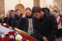20-В канун праздника Введения во храм Пресвятой Богородицы епископ Амфилохий совершил Всенощное бдение