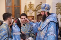 24-В канун праздника Введения во храм Пресвятой Богородицы епископ Амфилохий совершил Всенощное бдение