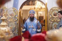 29-В канун праздника Введения во храм Пресвятой Богородицы епископ Амфилохий совершил Всенощное бдение