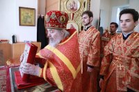 7-Божественная Литургия пасхальным чином в Свято-Зиновьевском храме Усть-Каменогорска