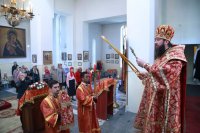 13-Божественная Литургия пасхальным чином в Свято-Зиновьевском храме Усть-Каменогорска