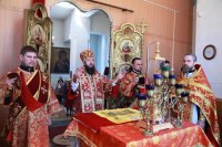 15-Божественная Литургия пасхальным чином в Свято-Зиновьевском храме Усть-Каменогорска