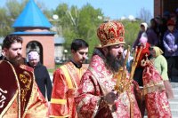 27-Божественная Литургия пасхальным чином в Свято-Зиновьевском храме Усть-Каменогорска