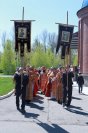 28-Божественная Литургия пасхальным чином в Свято-Зиновьевском храме Усть-Каменогорска