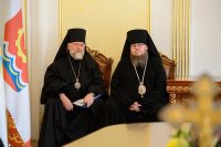 16-Епископ Амфилохий принял участие в заседании Синода Митрополичьего округа Русской Православной Церкви в Республике Казахстан