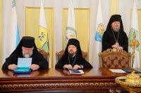 22-Епископ Амфилохий принял участие в заседании Синода Митрополичьего округа Русской Православной Церкви в Республике Казахстан