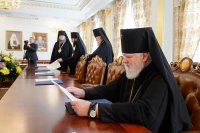 23-Епископ Амфилохий принял участие в заседании Синода Митрополичьего округа Русской Православной Церкви в Республике Казахстан