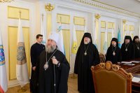 25-Епископ Амфилохий принял участие в заседании Синода Митрополичьего округа Русской Православной Церкви в Республике Казахстан
