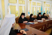 32-Епископ Амфилохий принял участие в заседании Синода Митрополичьего округа Русской Православной Церкви в Республике Казахстан