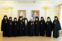 34-Епископ Амфилохий принял участие в заседании Синода Митрополичьего округа Русской Православной Церкви в Республике Казахстан