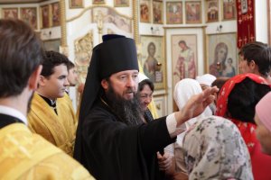 Неделя 11-я по Пятидесятнице. Архипастырский визит в поселок Усть-Таловка.