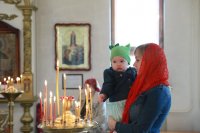 13-В Светлый Четверг епископ Амфилохий совершил Божественную Литургию в кафедральном соборе столицы Рудного Алтая