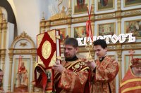 14-В Светлый Четверг епископ Амфилохий совершил Божественную Литургию в кафедральном соборе столицы Рудного Алтая