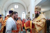 19-В Светлый Четверг епископ Амфилохий совершил Божественную Литургию в кафедральном соборе столицы Рудного Алтая