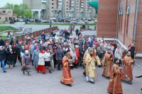 45-В Светлый Четверг епископ Амфилохий совершил Божественную Литургию в кафедральном соборе столицы Рудного Алтая