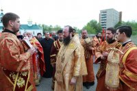 46-В Светлый Четверг епископ Амфилохий совершил Божественную Литургию в кафедральном соборе столицы Рудного Алтая